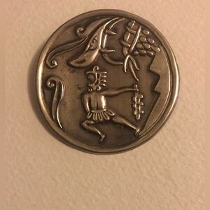 Vintage Sliver Pin Made In Mexico